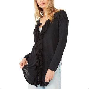 We the Free by Free People Love Star Tee, Black, size XS. New with tags.